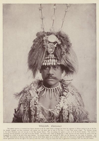 William, Samoan by American Photographer