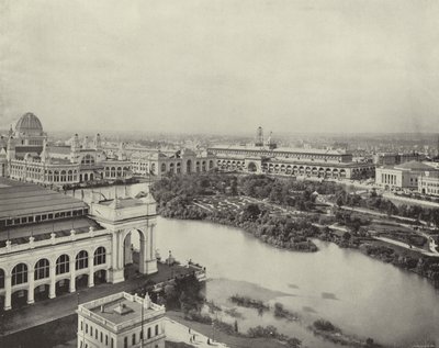 Wooded Island and Transportation Building by American Photographer