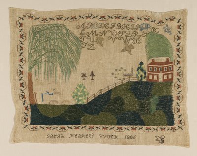 Sampler by American Sarah Yeakel