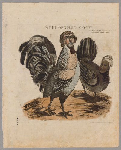 A Philosophic Cock by American School