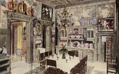 A model German dining room by American School