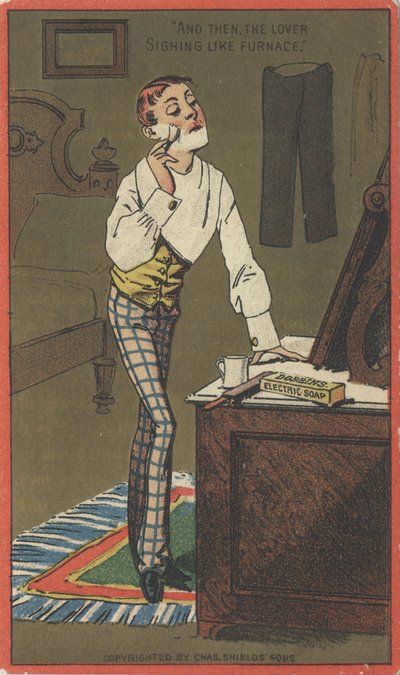 Advertisement for Dobbins Electric Soap, c.1880 by American School