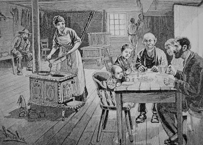 American homestead by American School