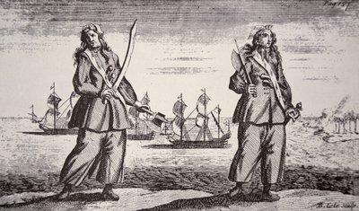 Anne Bonny and Mary Read by American School