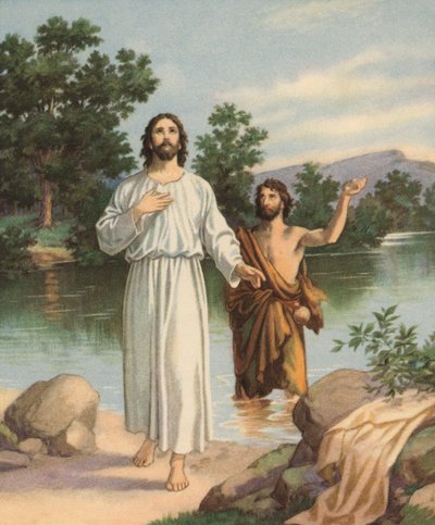 Baptism of Christ by American School