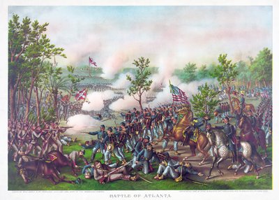 Battle of Atlanta by American School