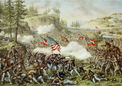 Battle of Chickamauga by American School