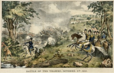 Battle of the Thames, October 5th by American School