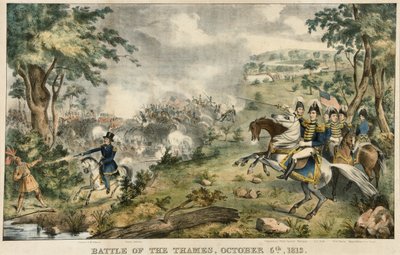 Battle of the Thames, October 5th by American School