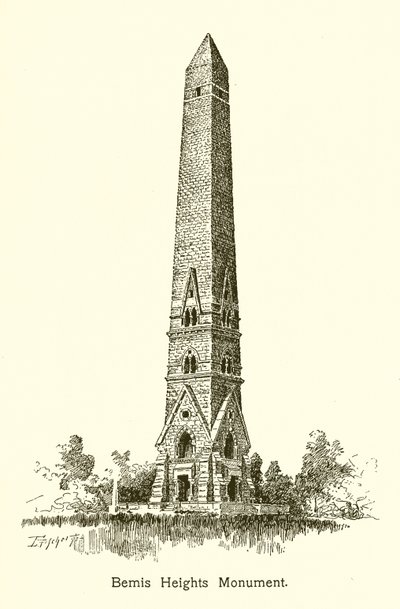 Bemis Heights Monument by American School