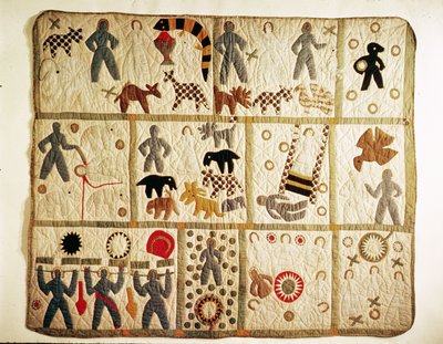 Biblical quilt, Virginia by American School