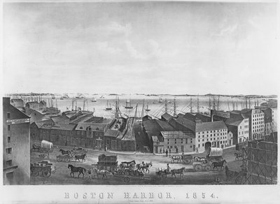 Boston Harbour by American School