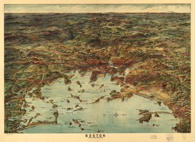 Boston and environs, c.1905 by American School