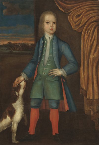 Boy in blue coat, c.1730 by American School