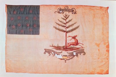 Bucks of America flag, c.1787 by American School