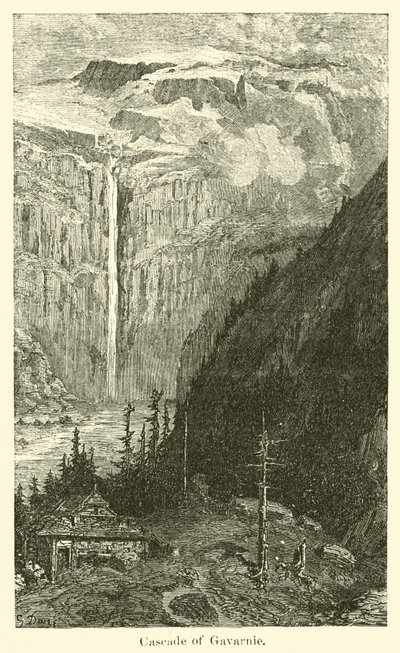 Cascade of Gavarnie by American School