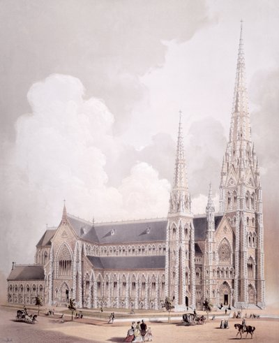 Cathedral of the Holy Cross, Boston, Massachusetts by American School