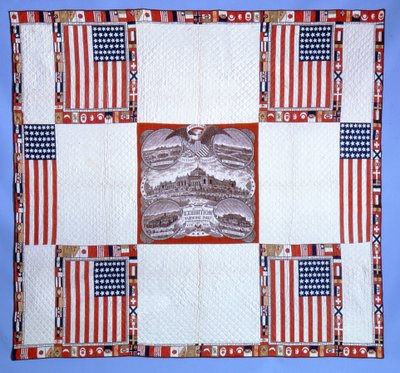 Centennial Quilt, Massachusetts by American School