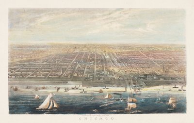 Chicago Harbor after 1856 by American School