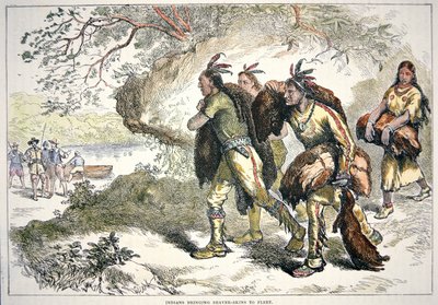 Colonial Fur Traders by American School