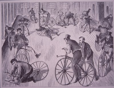 Cycling school, New York, USA by American School