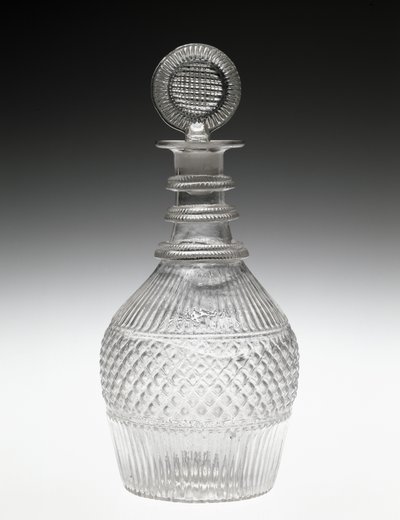 Decanter and Stopper by American School