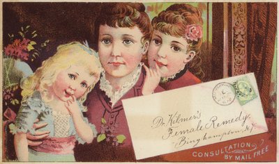 Elegant Ladies and Child by American School