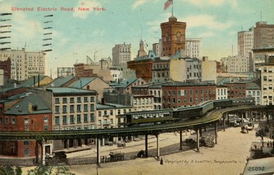 Elevated Electric Road, New York by American School