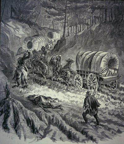 Federal Baggage Train by American School