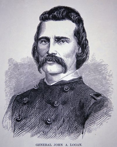 General John Alexander Logan (1826-86) by American School