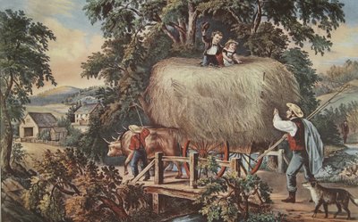 Haying-time-The Last Load by American School