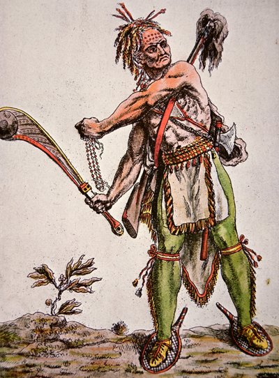 Iroquois Warrior by American School