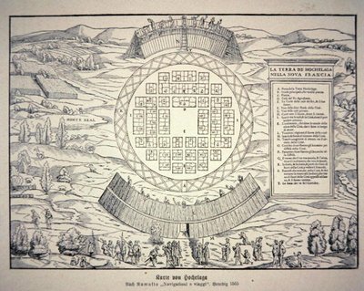 Iroquois town of Hochelga by American School