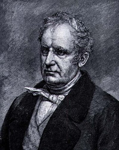 James Fennimore Cooper (1789-1851) (engraving) by American School