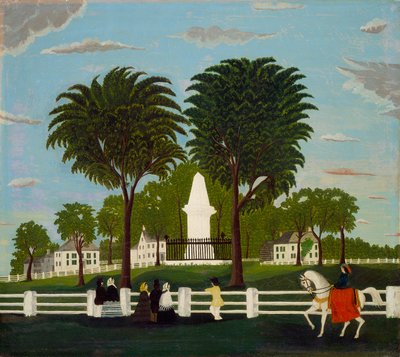 Lexington Battle Monument, c.1830 by American School