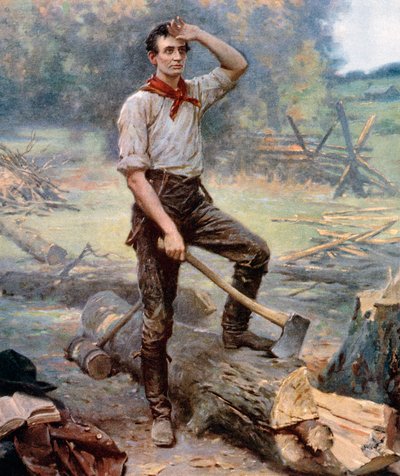 Lincoln the Rail Splitter by American School