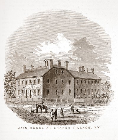 Main House at Shaker Village, KY by American School