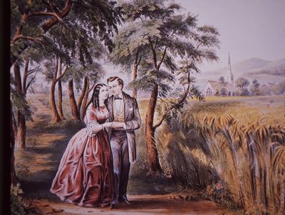 Marriage Proposal, Early 19th Century by American School