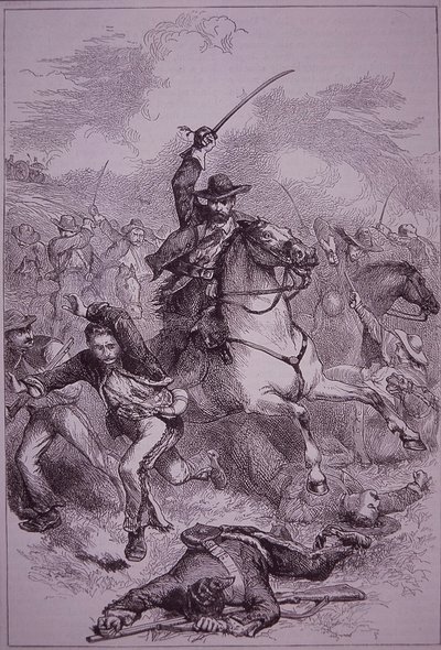 Mexican-American War (1846-48), Battle of Buena Vista by American School