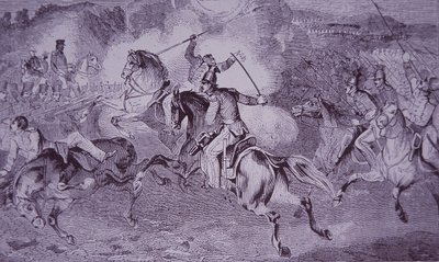 Mexican-American War (1846-48), Battle of Buena Vista by American School