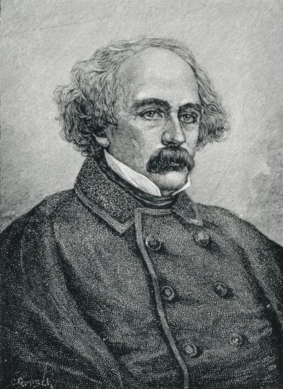 Nathaniel Hawthorne, American Author by American School