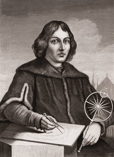 Nicolaus Copernicus, c.1850 (engraving) by American School