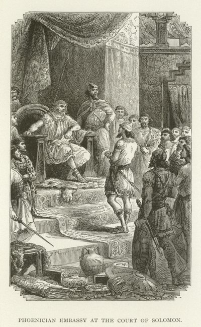 Phoenician Embassy at the Court of Solomon by American School