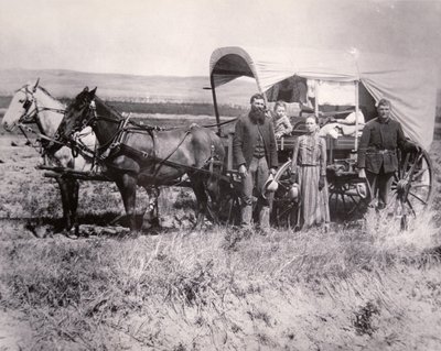 Pioneer family in the Loup Valley, Nebraska by American School