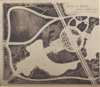 Plan of Douglas Park Winter Garden by American School