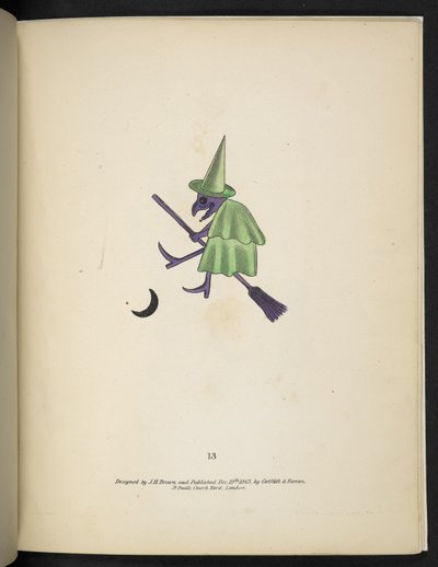 A Witch, from Spectropia by American School
