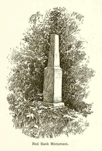 Red Bank Monument, Valley Forge by American School