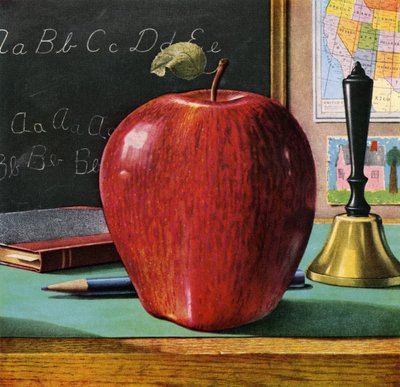 Red Delicious Apple on a Teacher