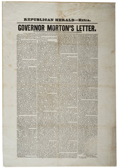 Republican Herald- Extra, 27 August 1842 by American School
