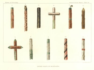 Sacred Posts of Midewigan by American School